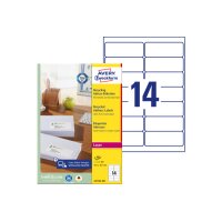 AVERY ZWECKFORM Adressetiketten 99,1x38,1mm LR7163100...