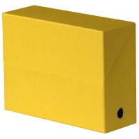 Oxford Dokumentenmappe, aus Wellpappe, gelb