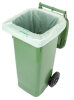 PAPSTAR Sac compostable bioMAT, 120 litres, vert
