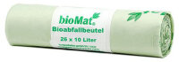 PAPSTAR Sac compostable bioMAT, 10 litres, vert