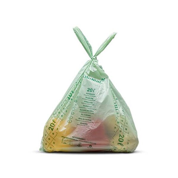 bioMAT Sac compostable, 20 litres, vert