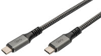 DIGITUS Câble de raccordement USB 4.0, USB-C -...