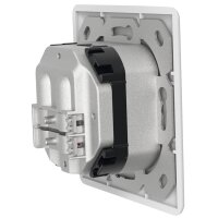 DIGITUS Unterputzdose Kat. 6A, Klasse EA, 2x RJ45, reinweiss