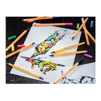 STABILO Fineliner Point 88 0.4mm 88/66-031 boîte...