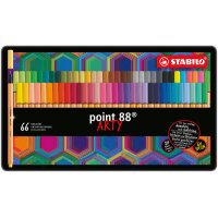 STABILO Fineliner Point 88 0.4mm 88/66-031 Metalletui 66...