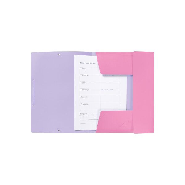 KOLMA Gummizugmappe Doppia A4 11.080.20 pink/violett