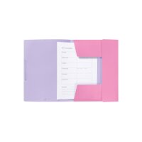 KOLMA Gummizugmappe Doppia A4 11.080.20 pink/violett