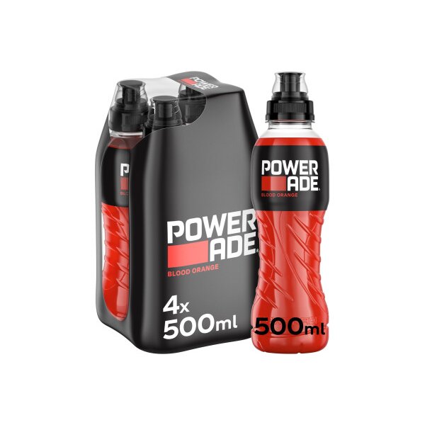 POWERADE Blood Orange 2464802 50cl, 4 Stk.
