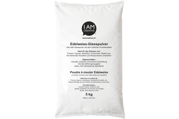 I AM CREATIVE Edelweiss Giesspulver MAA900105 weiss 5 kg