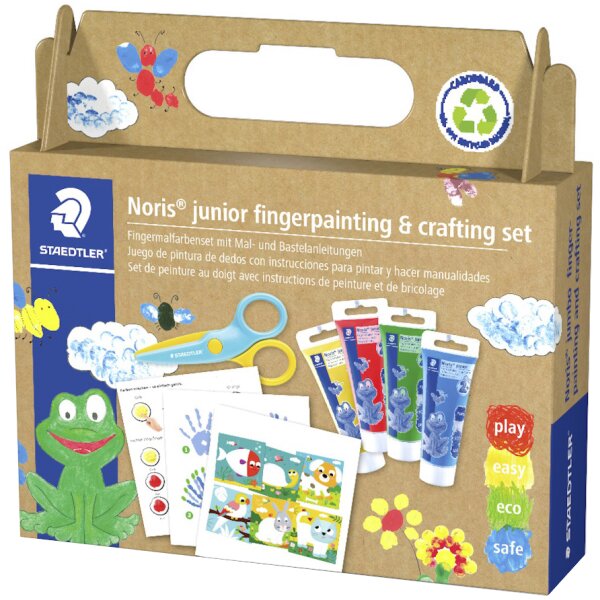 STAEDTLER Kit cr&eacute;atif Noris junior avec gouache aux doigts