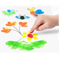 STAEDTLER Kreativset Noris junior mit Fingerfarbe, 6-teilig