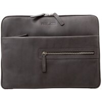 PRIDE&SOUL Schreibmappe TERRA, A4, Leder, schwarz