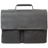 PRIDE&SOUL Sac pour laptop DISTRICT Business, cuir, gris
