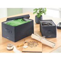 LEITZ Aufbewahrungsbox aus Stoff, Grösse M, 2er Set,...