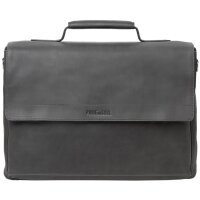 PRIDE&SOUL Sac pour laptop PERCENT, cuir, gris