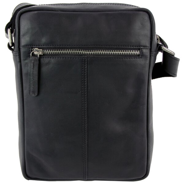 PRIDE&SOUL Sac à bandoulière PORT, cuir, noir