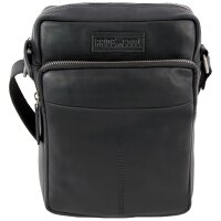PRIDE&SOUL Umhängetasche PORT, Leder, schwarz