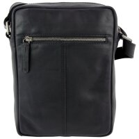 PRIDE&SOUL Umhängetasche PORT, Leder, schwarz