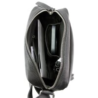 PRIDE&SOUL Sac à bandoulière PORT, cuir, noir