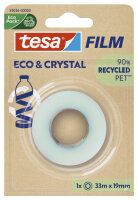 tesa Film ruban adhésif ECO & CRYSTAL, 19 mm x...