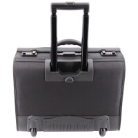 STOP Valise pour pilotes rPET SAMAR, PET recyclé, noir