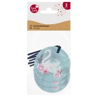 SUSY CARD Anhängerkarte rund "Swan lake light...