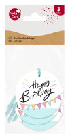 SUSY CARD Etiquette cadeau Happy Eco B-day Garland
