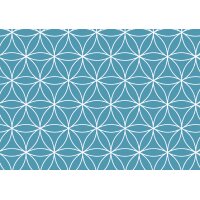 SUSY CARD Geschenkpapier "Lebensblume blau",...