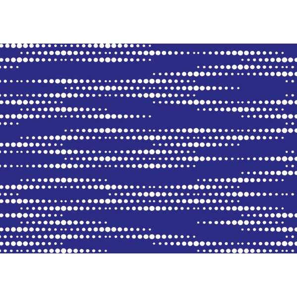 SUSY CARD Papier cadeau Petits points bleus, sur rouleau