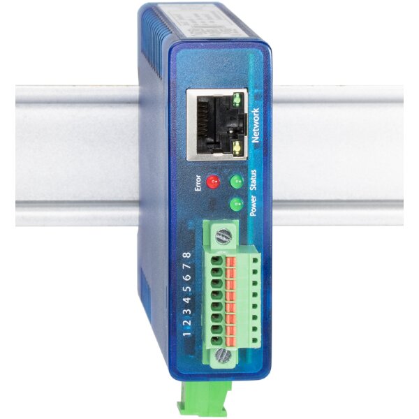 W&amp;T Web-IO 4.0 Analog 0-10V, PoE, IP20, blau