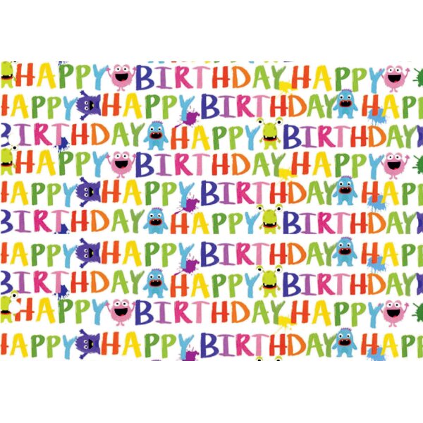 SUSY CARD Geschenkpapier "Bunte Geschenke", auf Rolle