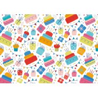 SUSY CARD Geschenkpapier "Bunte Geschenke", auf Rolle