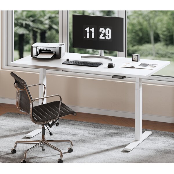 LogiLink Piètement de bureau,hauteur réglable électriquement