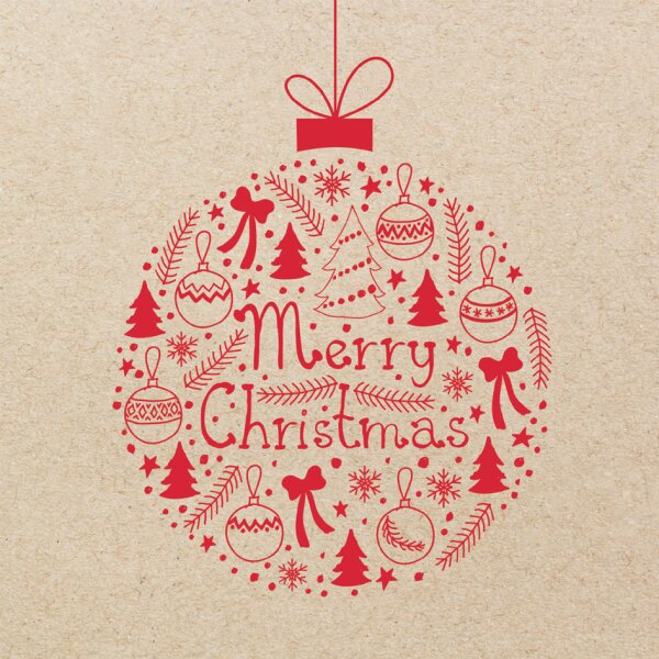 PAPSTAR Weihnachts-Motivservietten "Its cold outside"