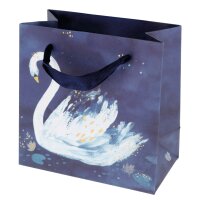 SUSY CARD Sac cadeau Swan lake flower