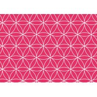 SUSY CARD Papier cadeau Fleurs de vie rouges, sur rouleau