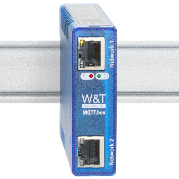 W&T MQTT.box, boîtier plastique, bleu
