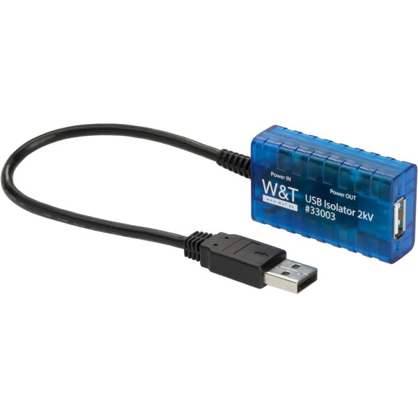 W&T Isolateur USB 2kV Hi-Speed, bleu