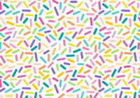 SUSY CARD Geschenkpapier "Sprinkles white", auf...