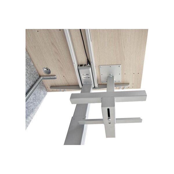 APOLLO Support PC pour bureaux VRCPU/S gris