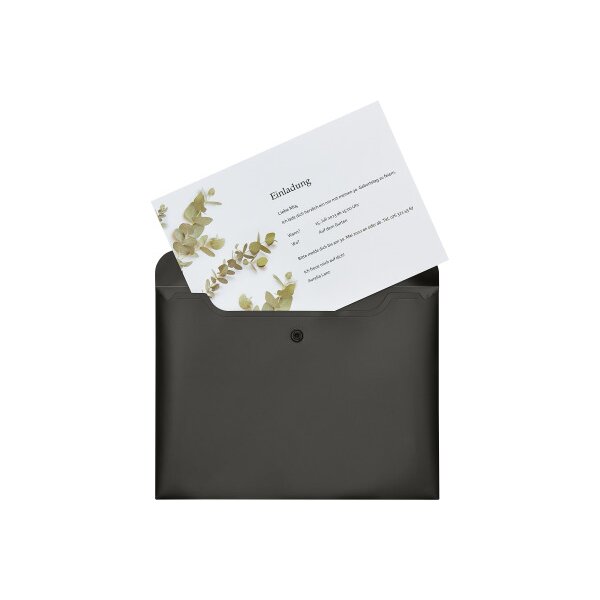 KOLMA Dokumententasche A5 08.161.07 Recycling schwarz