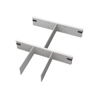 APOLLO Trennsteg-Set VACTR grau, für Rollcontainer