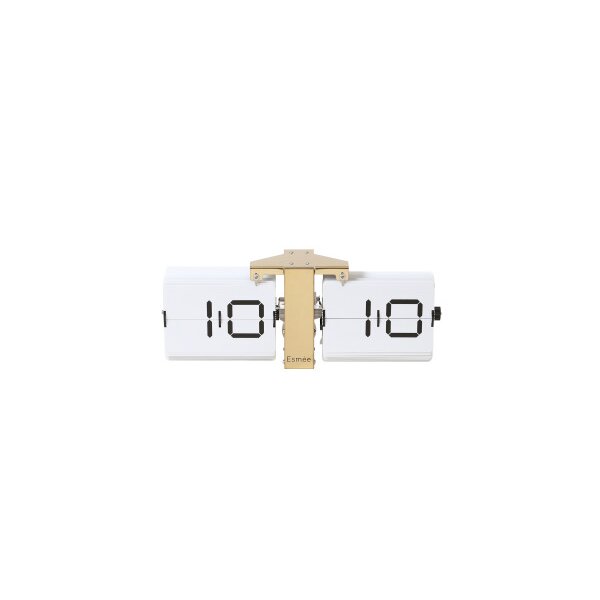 ESMEE Wanduhr Flip Clock 240.006.02 gold