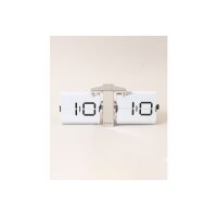 ESMEE Horloge murale Flip Clock 240.006.01 argent