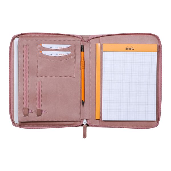 RHODIA Conférencier A5 168108C rose