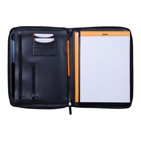 RHODIA Konferenzmappe A4 168116C schwarz