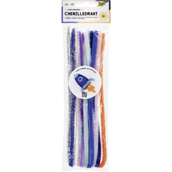 folia Fil métallique chenille Safari, longueur: 500 mm