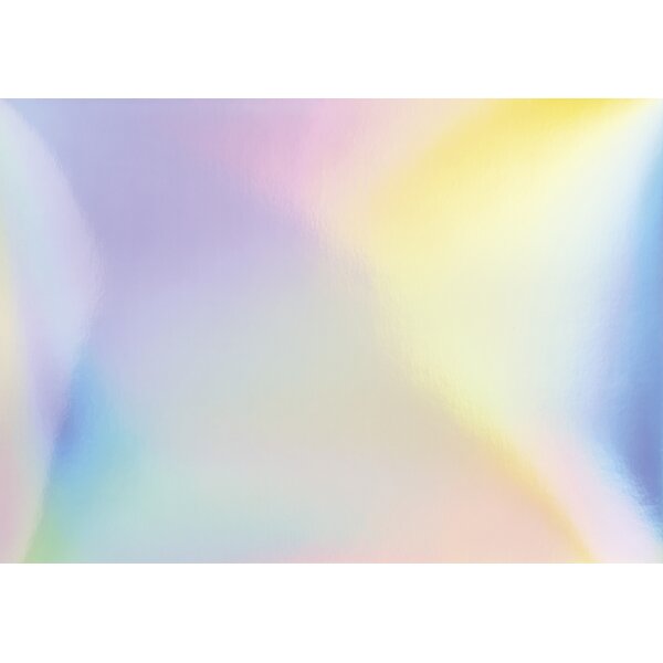 folia Papier irisé, 120 g/m2, 500 x 700 mm, bleu clair