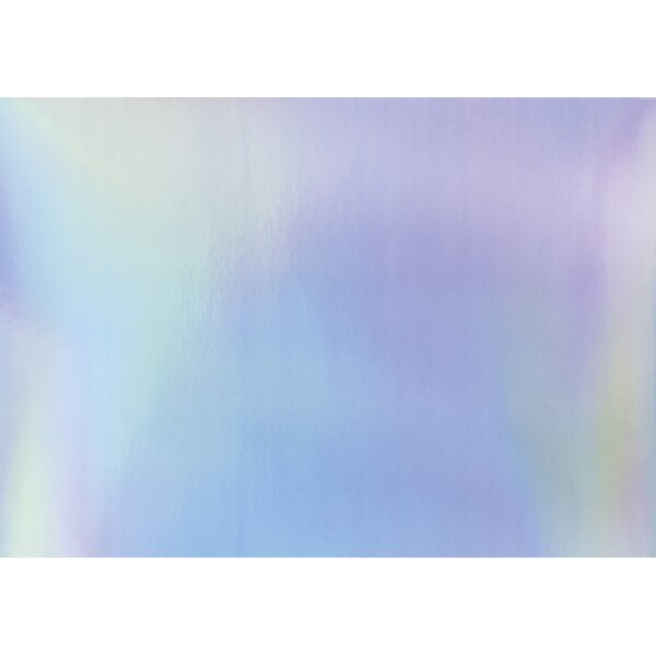 folia Papier irisé, 120 g/m2, 500 x 700 mm, bleu clair