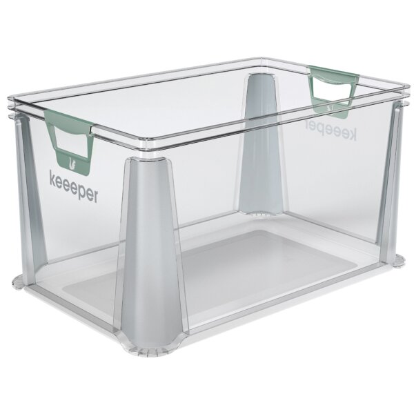 keeeper Bo&icirc;te de rangement luis, 64 litres, transparent